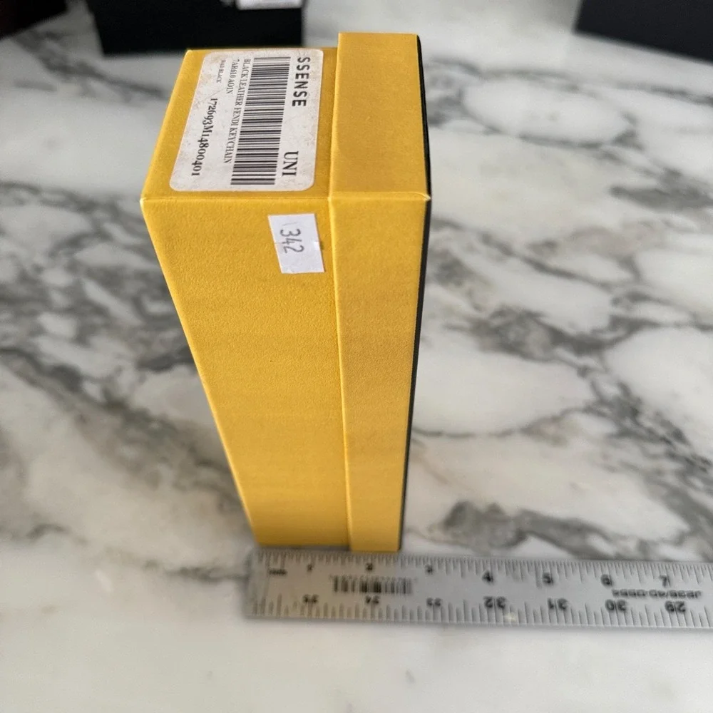 Authentic Fendi Empty Gift‎ Box Yellow 7.5